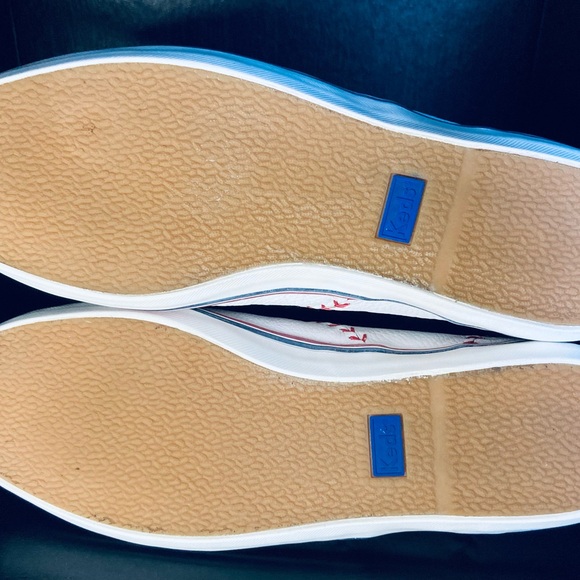 Keds Champion Pennant Baseball Sneaker White Leather Women's Size 9 - Picture 6 of 7